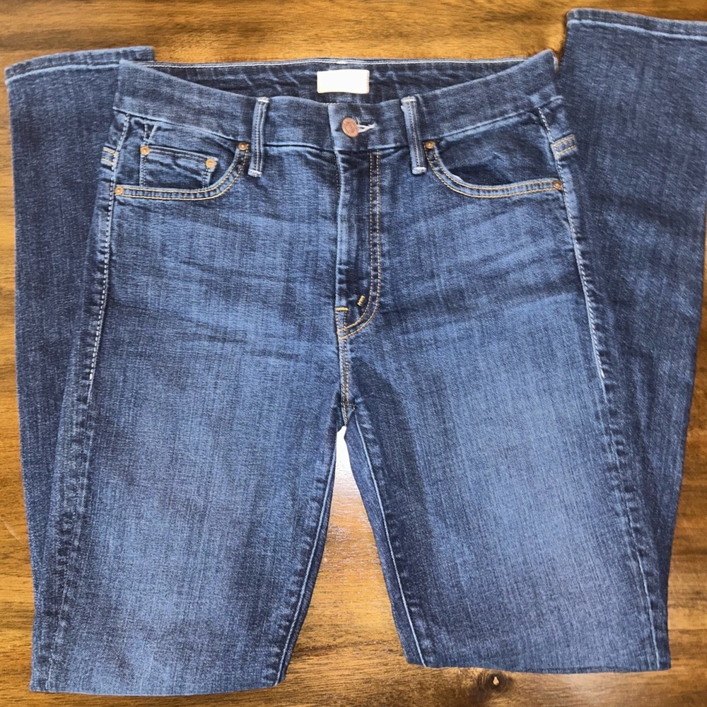 Mother High Waisted Looker Flowers from the Storm Jeans Size 27